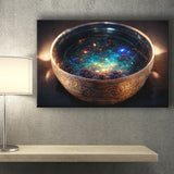 Tibetan Bowl Filled With Cosmic Soup, Canvas Prints Wall Art Decor - Painting Canvas,Art Prints