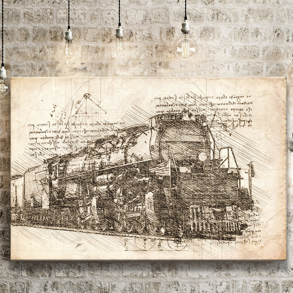 Tickets Dwindling For Union Pacific Vintage Train Ride In Louisiana Canvas Prints Wall Art - Painting Canvas, Painting Prints, Home Decor