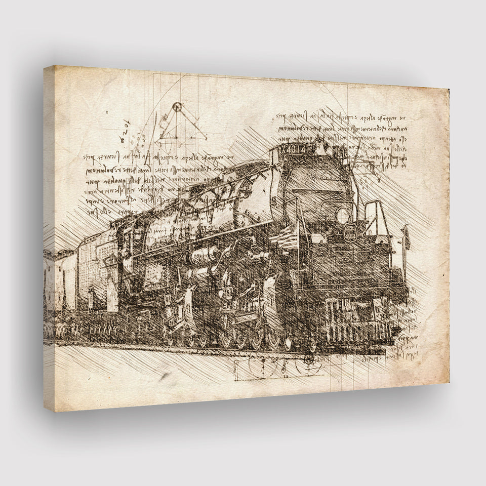 Tickets Dwindling For Union Pacific Vintage Train Ride In Louisiana Canvas Prints Wall Art - Painting Canvas, Painting Prints, Home Decor