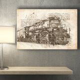 Tickets Dwindling For Union Pacific Vintage Train Ride In Louisiana Canvas Prints Wall Art - Painting Canvas, Painting Prints, Home Decor