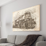 Tickets Dwindling For Union Pacific Vintage Train Ride In Louisiana Canvas Prints Wall Art - Painting Canvas, Painting Prints, Home Decor