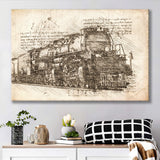 Tickets Dwindling For Union Pacific Vintage Train Ride In Louisiana Canvas Prints Wall Art - Painting Canvas, Painting Prints, Home Decor