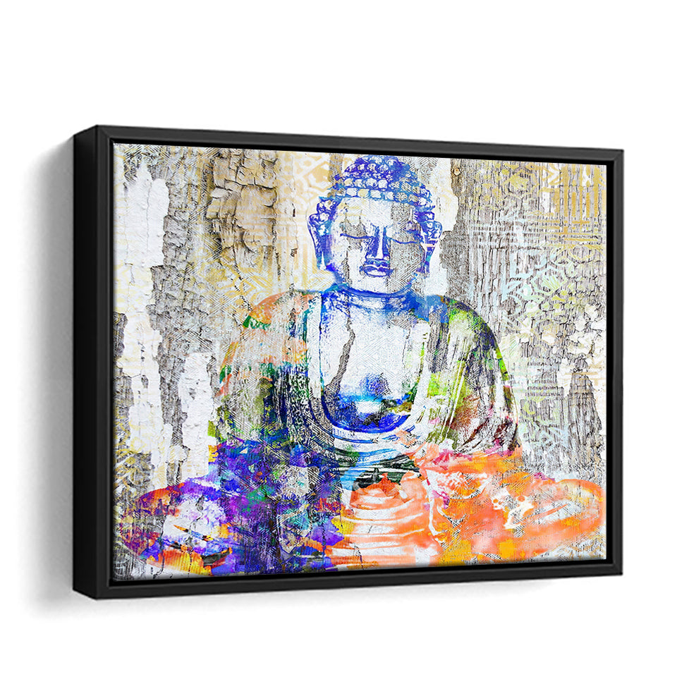 Timeless Buddha Ii Framed Canvas Prints - Painting Canvas, Framed Art, Canvas Art, Prints for Sale, Wall Art, Wall Decor
