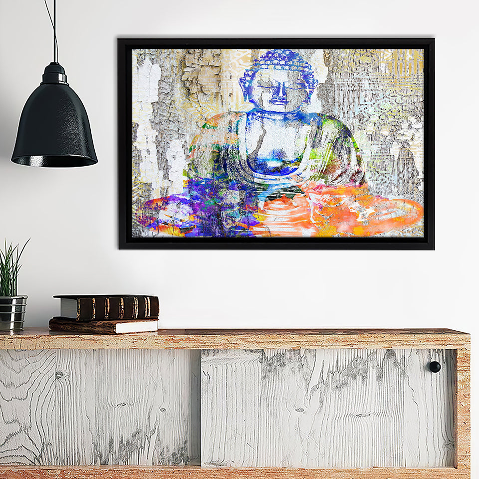 Timeless Buddha Ii Framed Canvas Prints - Painting Canvas, Framed Art, Canvas Art, Prints for Sale, Wall Art, Wall Decor