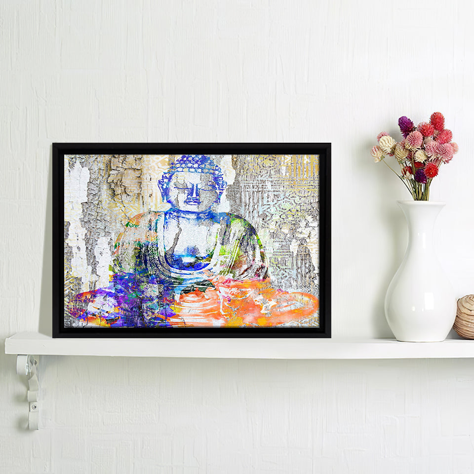 Timeless Buddha Ii Framed Canvas Prints - Painting Canvas, Framed Art, Canvas Art, Prints for Sale, Wall Art, Wall Decor