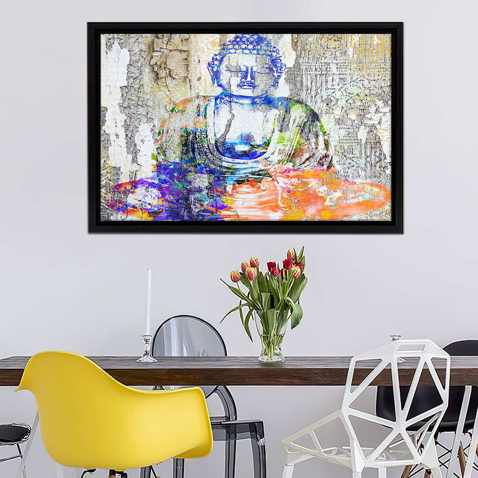 Timeless Buddha Ii Framed Canvas Prints - Painting Canvas, Framed Art, Canvas Art, Prints for Sale, Wall Art, Wall Decor
