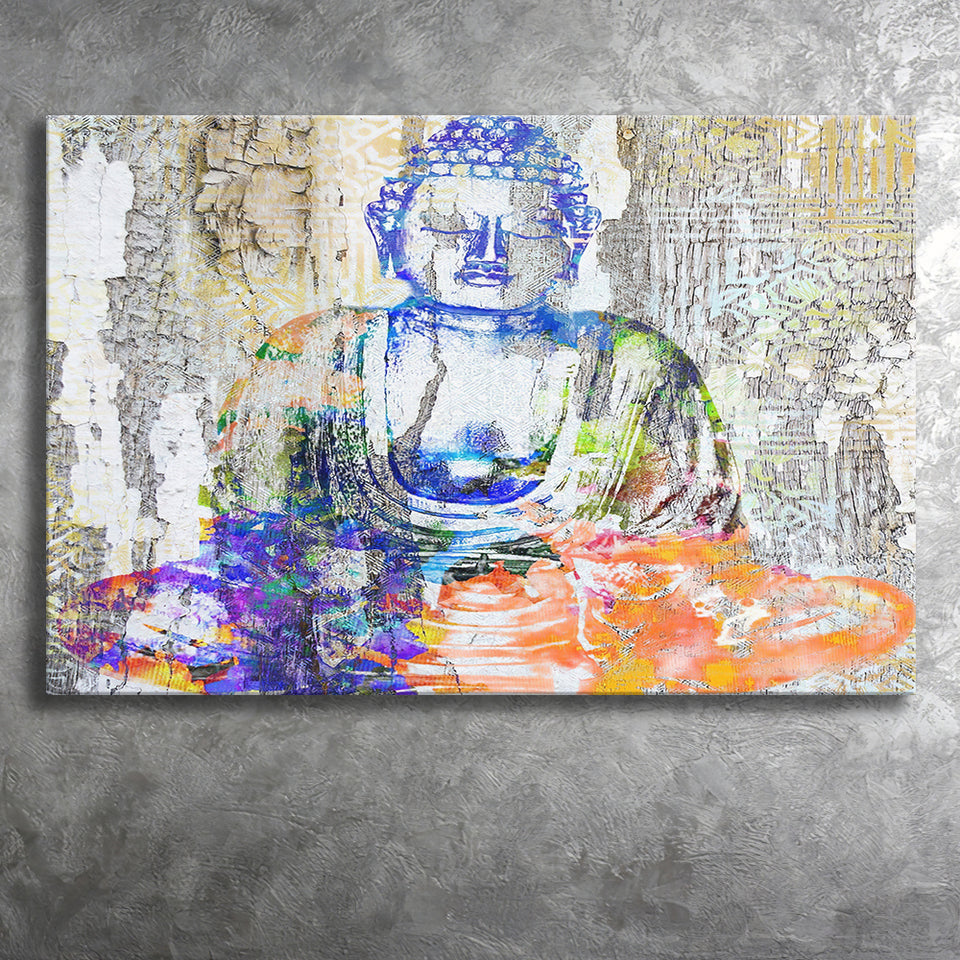 Timeless Buddha Ii Canvas Prints - Painting Canvas, Canvas Art, Prints for Sale, Wall Art, Wall Decor