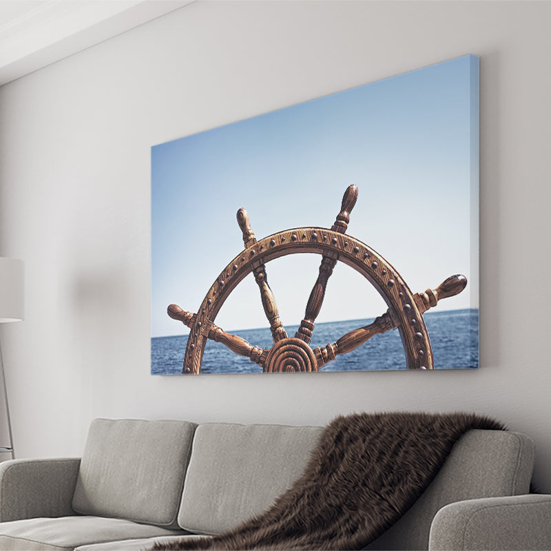 Timon Boats Over Sea And Horizon Canvas Wall Art - Canvas Prints, Prints for Sale, Canvas Painting, Canvas On Sale