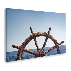 Timon Boats Over Sea And Horizon Canvas Wall Art - Canvas Prints, Prints for Sale, Canvas Painting, Canvas On Sale