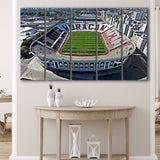 Tomas Adolfo Ducó Stadium, Stadium Canvas, Sport Art, Gift for him, Multi Panels B, Canvas Prints Wall Art Decor