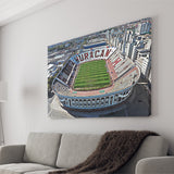 Tomas Adolfo Ducó Stadium, Stadium Canvas, Sport Art, Gift for him, Fan Gift, Canvas Prints Wall Art Decor