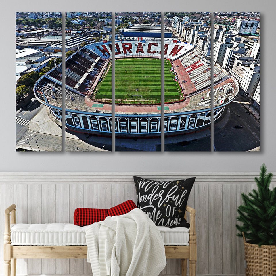 Tomas Adolfo Ducó Stadium, Stadium Canvas, Sport Art, Gift for him, Multi Panels B, Canvas Prints Wall Art Decor