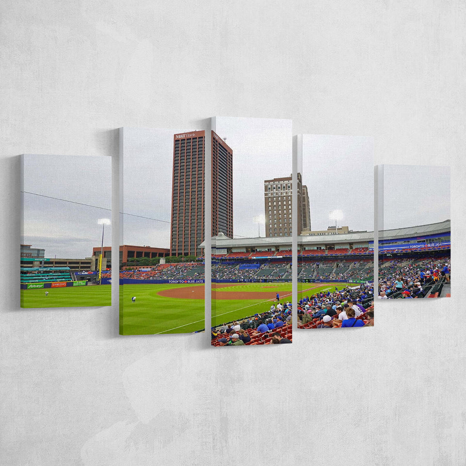 Toronto Blue Jays Stadium Canvas Prints Sahlen Field Wall Art,Multi Panels,Sport Stadium Art Prints, Fan Gift
