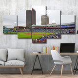Toronto Blue Jays Stadium Canvas Prints Sahlen Field Wall Art,Multi Panels,Sport Stadium Art Prints, Fan Gift