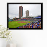 Toronto Blue Jays Stadium Framed Canvas Prints Sahlen Field Wall Art,Sport Stadium Art Prints, Fan Gift