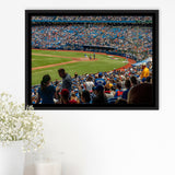 Toronto Bluejays Stadium Framed Canvas Prints Rogers Centre Stadium Wall Art,Sport Stadium Art Prints, Fan Gift