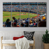 Toronto Bluejays Stadium Canvas Prints Rogers Centre Stadium Wall Art,Multi Panels B,Sport Stadium Art Prints, Fan Gift