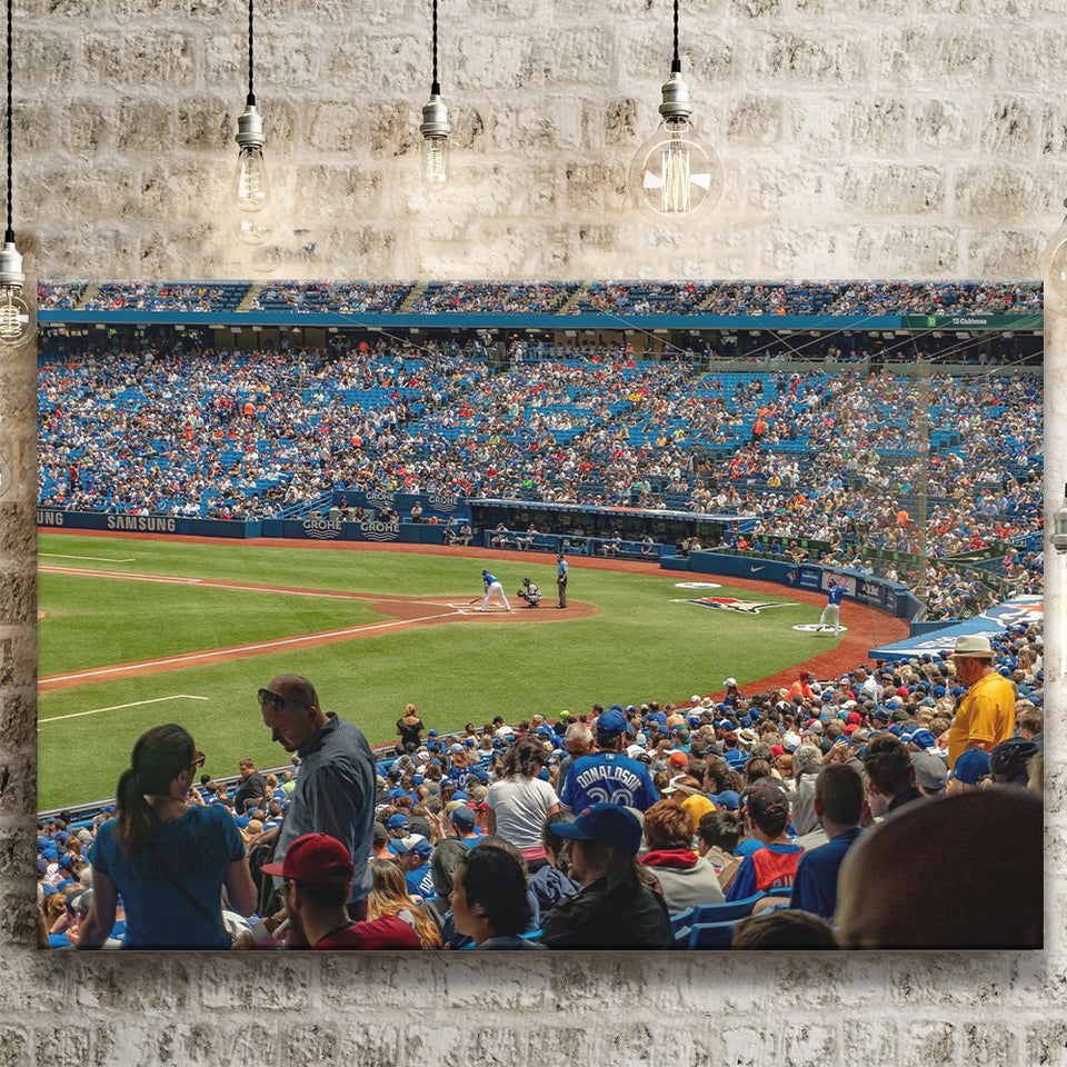 Toronto Bluejays Stadium Canvas Prints Rogers Centre Stadium Wall Art,Sport Stadium Art Prints, Fan Gift, Wall Decor