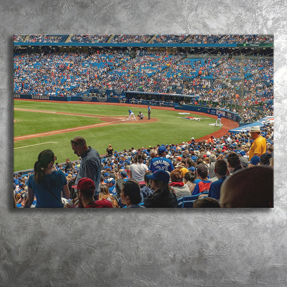 Toronto Bluejays Stadium Canvas Prints Rogers Centre Stadium Wall Art,Sport Stadium Art Prints, Fan Gift, Wall Decor