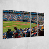 Toronto Bluejays Stadium Canvas Prints Rogers Centre Stadium Wall Art,Multi Panels B,Sport Stadium Art Prints, Fan Gift