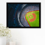 Toronto Bluejays Stadium Framed Canvas Prints Rogers Centre Wall Art Aerial,Sport Stadium Art Prints, Fan Gift