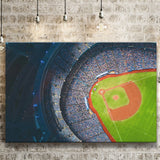 Toronto Bluejays Stadium Canvas Prints Rogers Centre Wall Art Aerial,Sport Stadium Art Prints, Fan Gift, Wall Decor