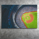 Toronto Bluejays Stadium Canvas Prints Rogers Centre Wall Art Aerial,Sport Stadium Art Prints, Fan Gift, Wall Decor