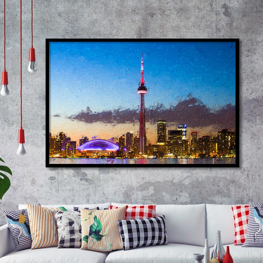 Toronto City Framed Art Prints Wall Decor - Painting Prints, Framed Picture, Home Decor