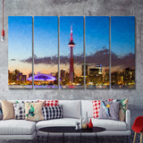 Toronto City 5 Piece B Canvas Prints Wall Art Decor - Painting Canvas, Multi Panels