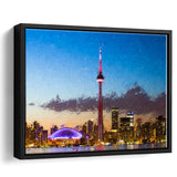 Toronto City Framed Canvas Prints Wall Art Decor - Paiting Canvas, Art Prints, Floating Frame