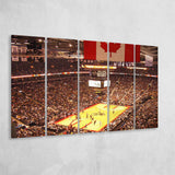 Toronto Raptors Stadium Canvas Prints Scotiabank Arena Wall Art,Multi Panels B,Sport Stadium Art Prints, Fan Gift