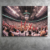 Toronto Raptors Stadium Canvas Prints Scotiabank Arena Wall Art,Sport Stadium Art Prints, Fan Gift, Wall Decor