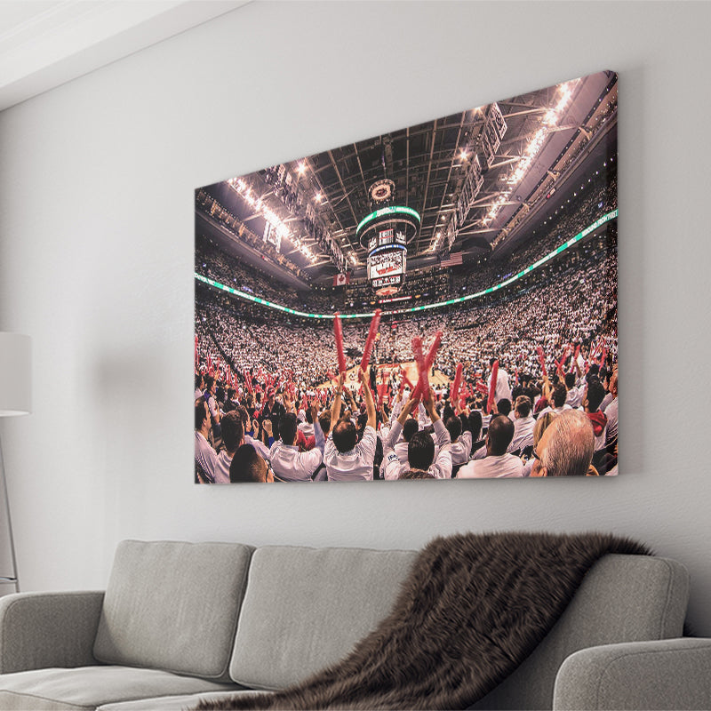 Toronto Raptors Stadium Canvas Prints Scotiabank Arena Wall Art,Sport Stadium Art Prints, Fan Gift, Wall Decor