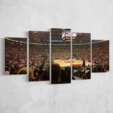 Toronto Raptors Wall Art Scotiabank Arena Stadium Canvas Prints,Multi Panels,Sport Stadium Art Prints, Fan Gift