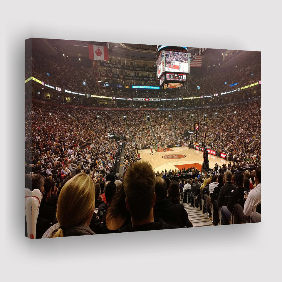 Toronto Raptors Wall Art Scotiabank Arena Stadium Canvas Prints,Sport Stadium Art Prints, Fan Gift, Wall Decor