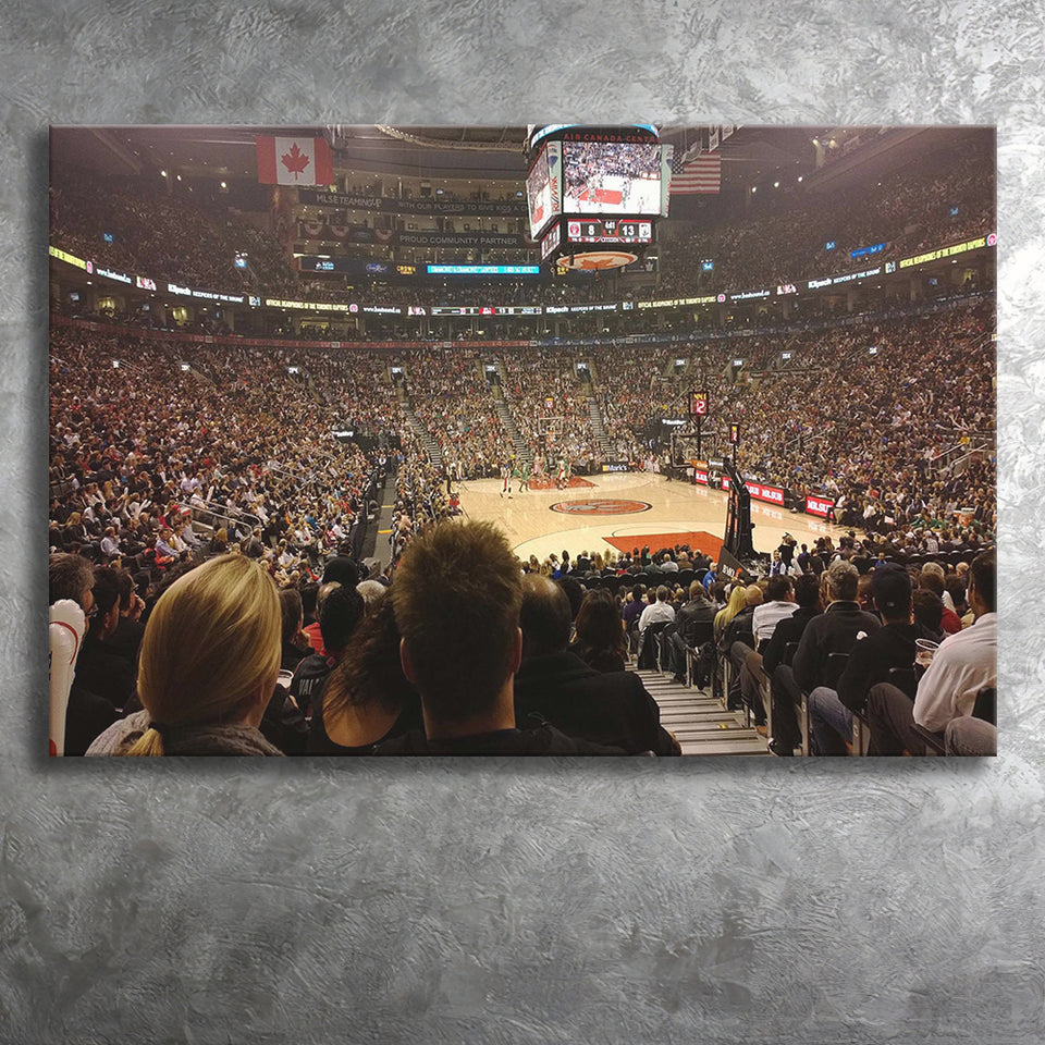 Toronto Raptors Wall Art Scotiabank Arena Stadium Canvas Prints,Sport Stadium Art Prints, Fan Gift, Wall Decor