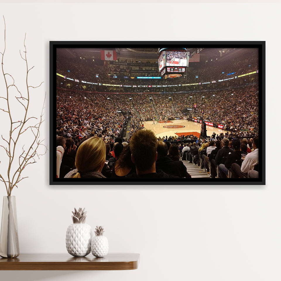 Toronto Raptors Wall Art Scotiabank Arena Stadium Framed Canvas Prints,Sport Stadium Art Prints, Fan Gift