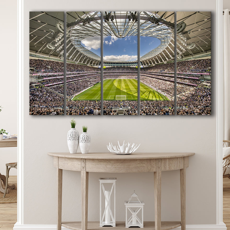 Tottenham Hotspur, Stadium Canvas, Sport Art, Gift for him, Multi Panels B, Canvas Prints Wall Art Decor