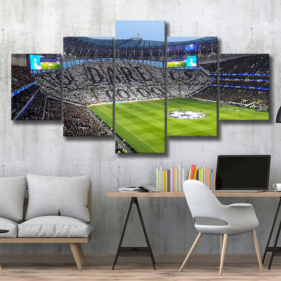 Tottenham Hotspur Stadium Canvas Prints Wall Art Football,Multi Panels,Sport Stadium Art Prints, Fan Gift