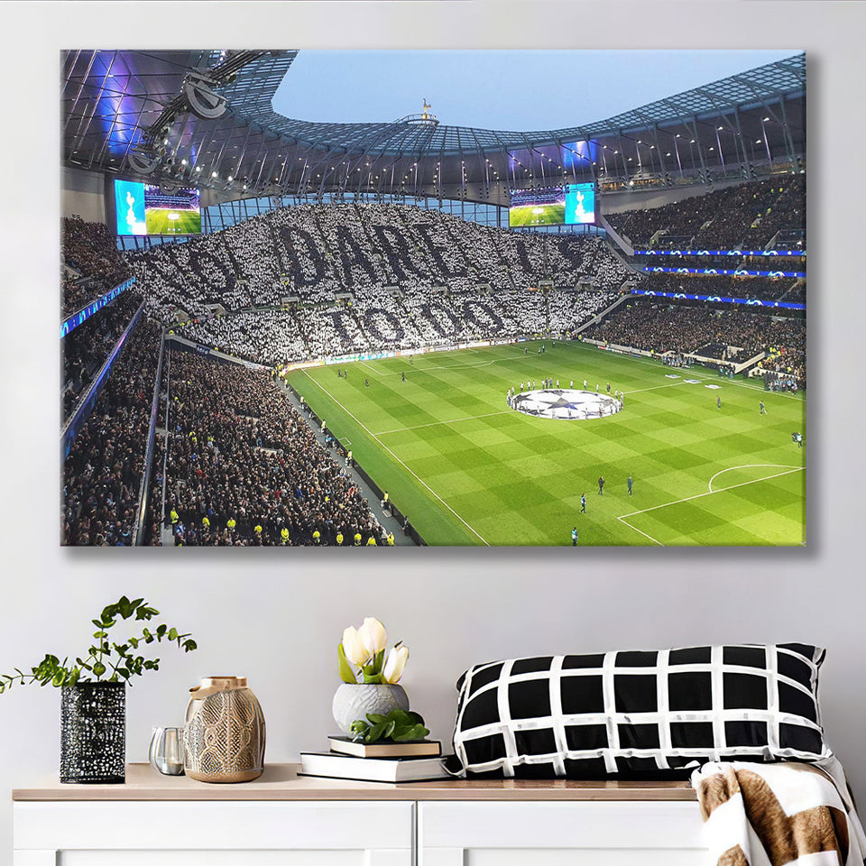 Tottenham Hotspur Stadium Canvas Prints Wall Art Football,Sport Stadium Art Prints, Fan Gift, Wall Decor