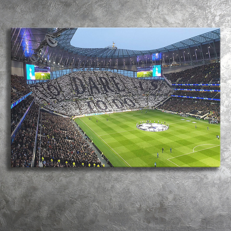 Tottenham Hotspur Stadium Canvas Prints Wall Art Football,Sport Stadium Art Prints, Fan Gift, Wall Decor