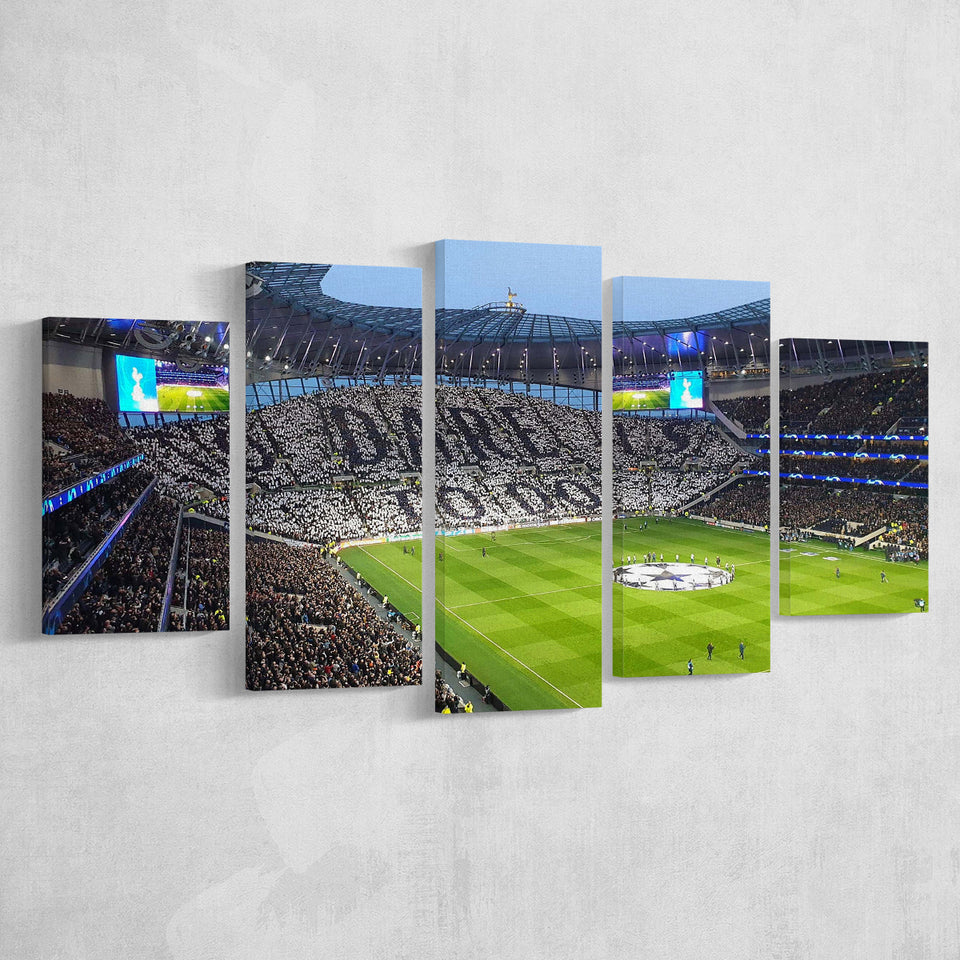 Tottenham Hotspur Stadium Canvas Prints Wall Art Football,Multi Panels,Sport Stadium Art Prints, Fan Gift