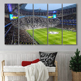 Tottenham Hotspur Stadium Canvas Prints Wall Art Football,Multi Panels B,Sport Stadium Art Prints, Fan Gift