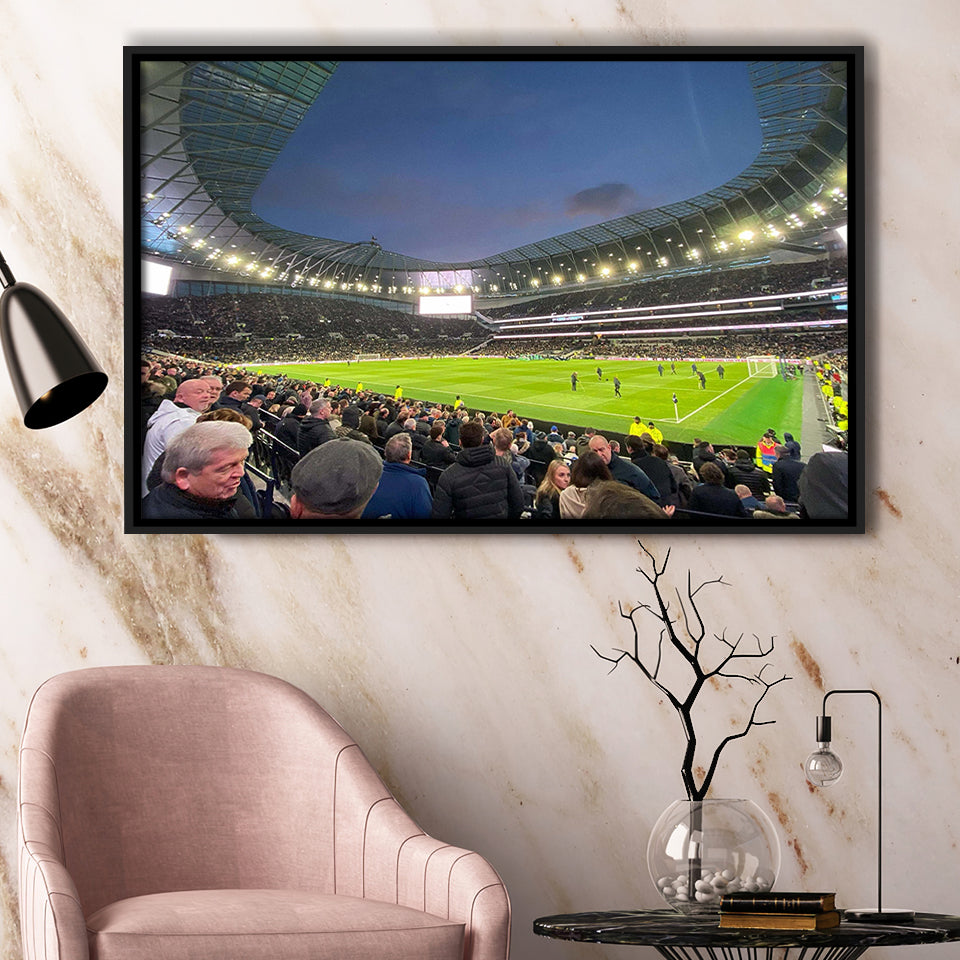 Tottenham Hotspur Framed Canvas Prints Stadium Wall Art Football Art,Sport Stadium Art Prints, Fan Gift