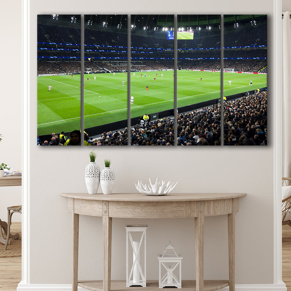 Tottenham Hotspur Stadium Wall Art,Multi Panels B,Sport Stadium Art Prints, Fan Gift