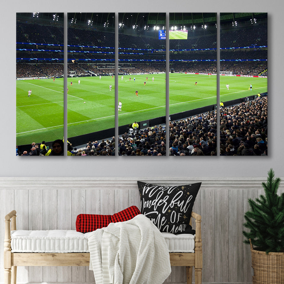 Tottenham Hotspur Stadium Wall Art,Multi Panels B,Sport Stadium Art Prints, Fan Gift