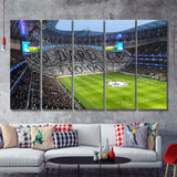 Tottenham Hotspur Stadium 5 Pieces B Canvas Prints Wall Art - Painting Canvas, Multi Panels,5 Panel, Wall Decor