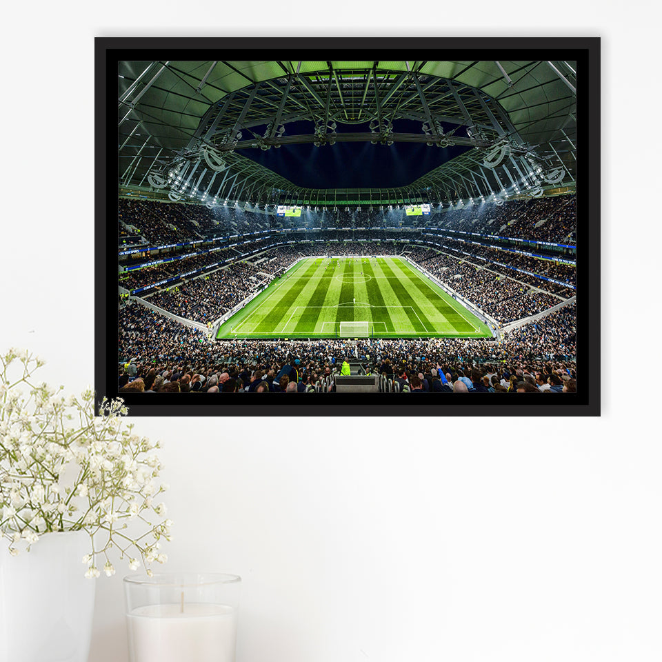 Tottenham Spurs Stadium, Stadium Canvas, Sport Art, Gift for him, Framed Canvas Prints Wall Art Decor, Framed Picture
