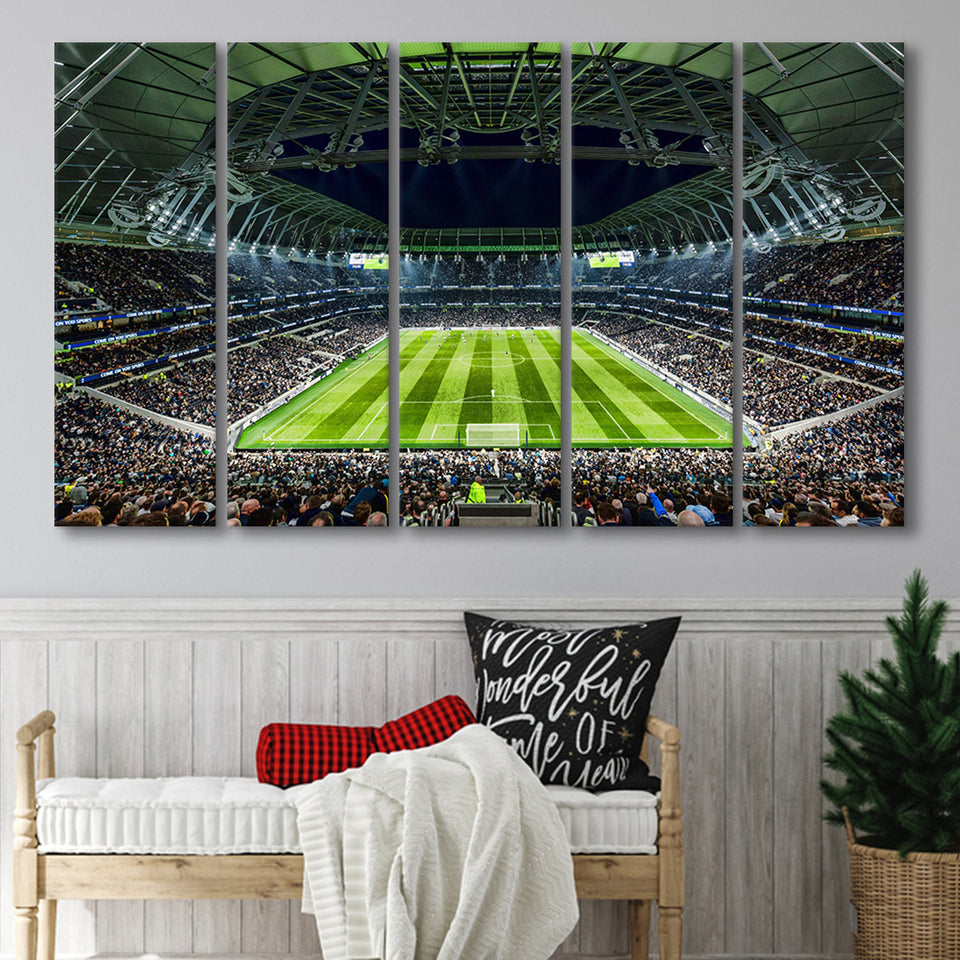 Tottenham Spurs Stadium, Stadium Canvas, Sport Art, Gift for him, Multi Panels B, Canvas Prints Wall Art Decor
