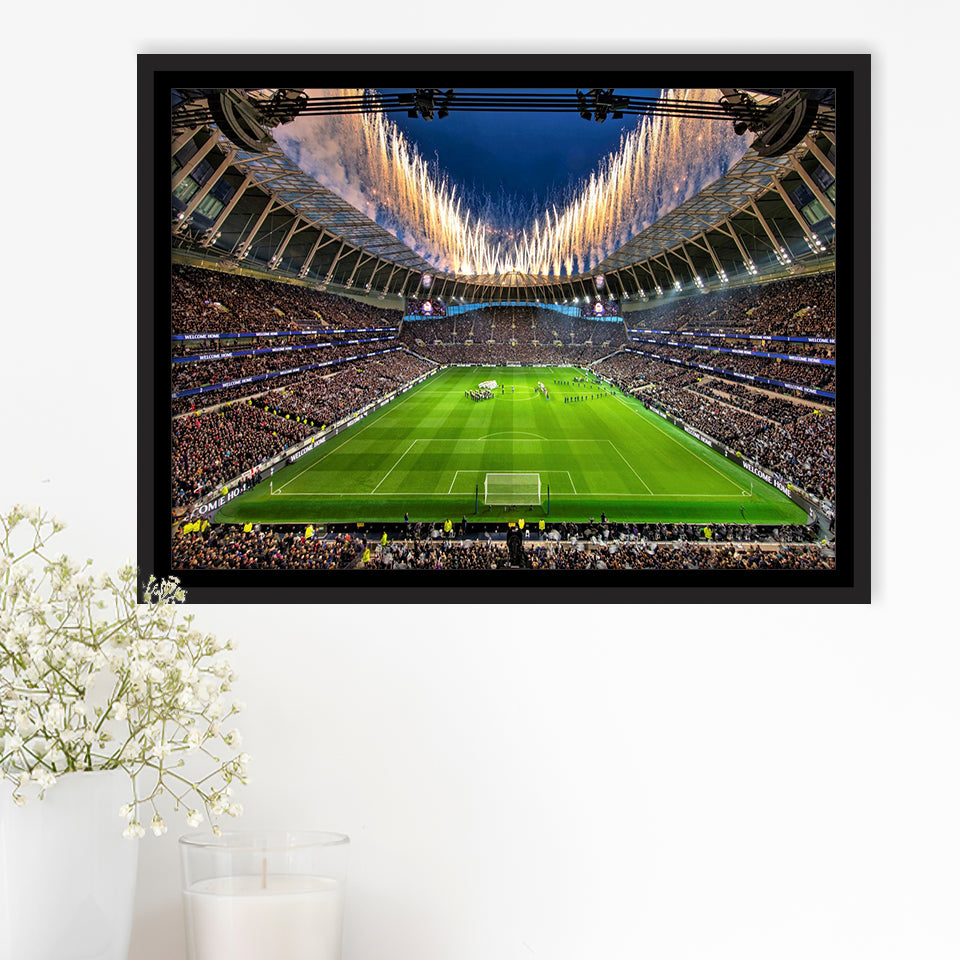 Tottenham hotspur Stadium, Stadium Canvas, Sport Art, Gift for him, Framed Canvas Prints Wall Art Decor, Framed Picture